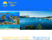 Tablet Screenshot of apartments-grgic.com